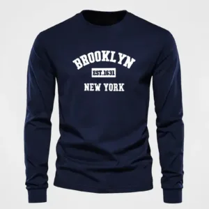 Men'S Brooklyn New York Long Sleeve T-Shirt