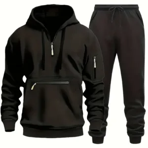 Men'S Hooded Sweatshirt & Jogger Set