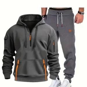 Men'S Casual Sports Sweatsuit Set