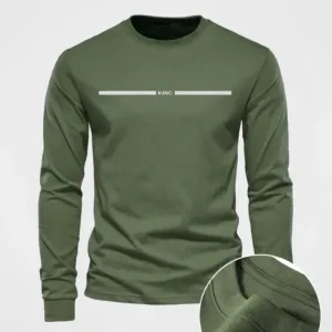 KING Letter Print Tee Shirt