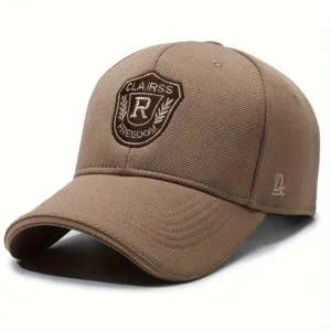 Baseball Cap with R Letter & Shield Emblem