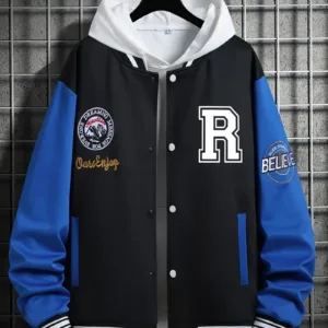 Men's Casual Varsity Jacket