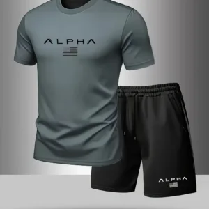 Men'S Casual T-Shirt & Shorts Set: