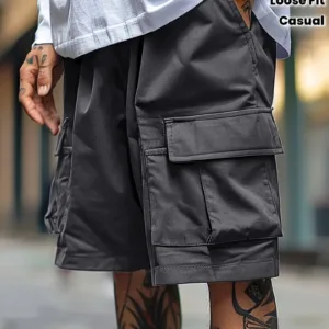 Men'S Plus Size Summer Cargo Shorts