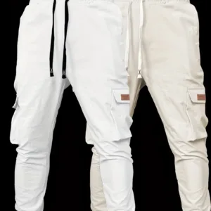 2pcs Men's Heavy-Duty Work Pants