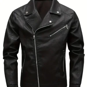 Men'S Premium Faux Leather Jacket