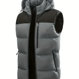 Sports Outdoor Sleeveless Hooded Jacket