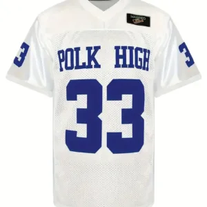 Men'S Polyester V-Neck Football Jersey